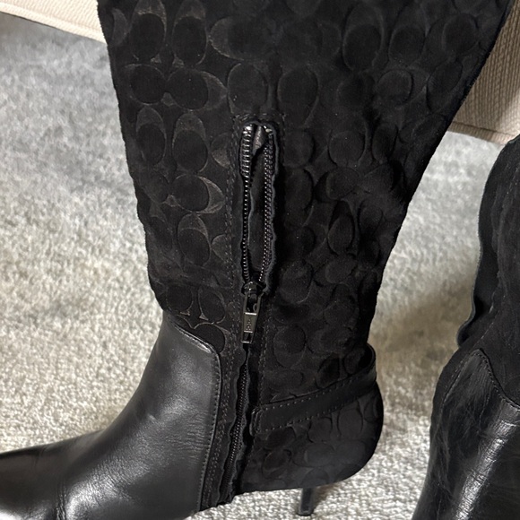 Coach Black Over the Knee Boots - Picture 7 of 7